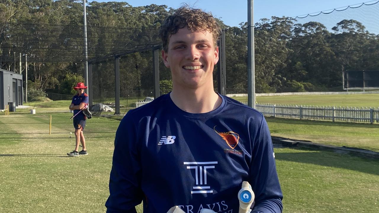 Sunshine Coast Scorchers Lord Taverners talent Matthew Geldard.