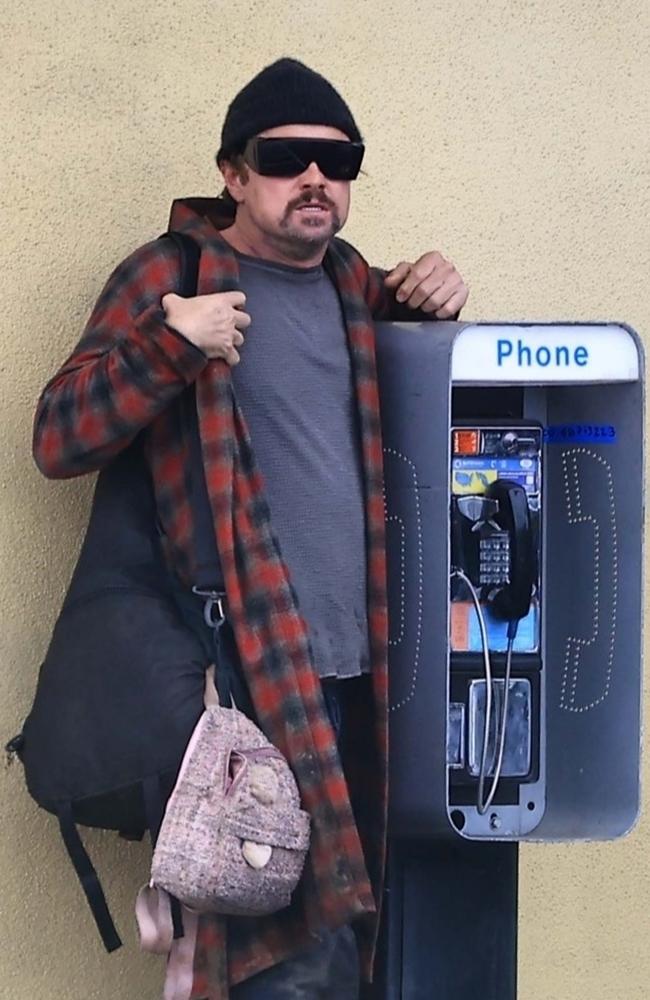 Hollywood’s most eligible bachelor looked homeless at a local market earlier this year in February, scrambling around by a payphone,