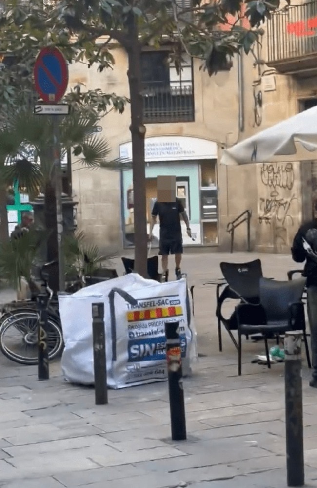 Picture shows the Barcelona knifeman.