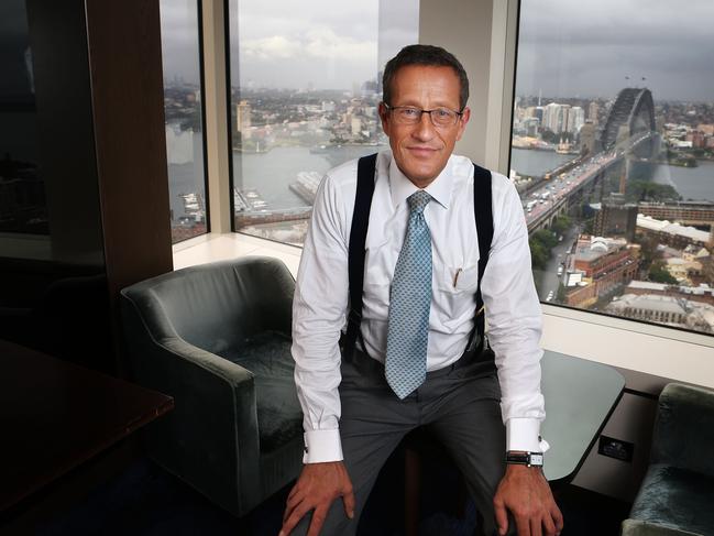 3/8/16: CNN presenter Richard Quest at the Shangri-La hotel in Sydney. John Feder/The Australian.