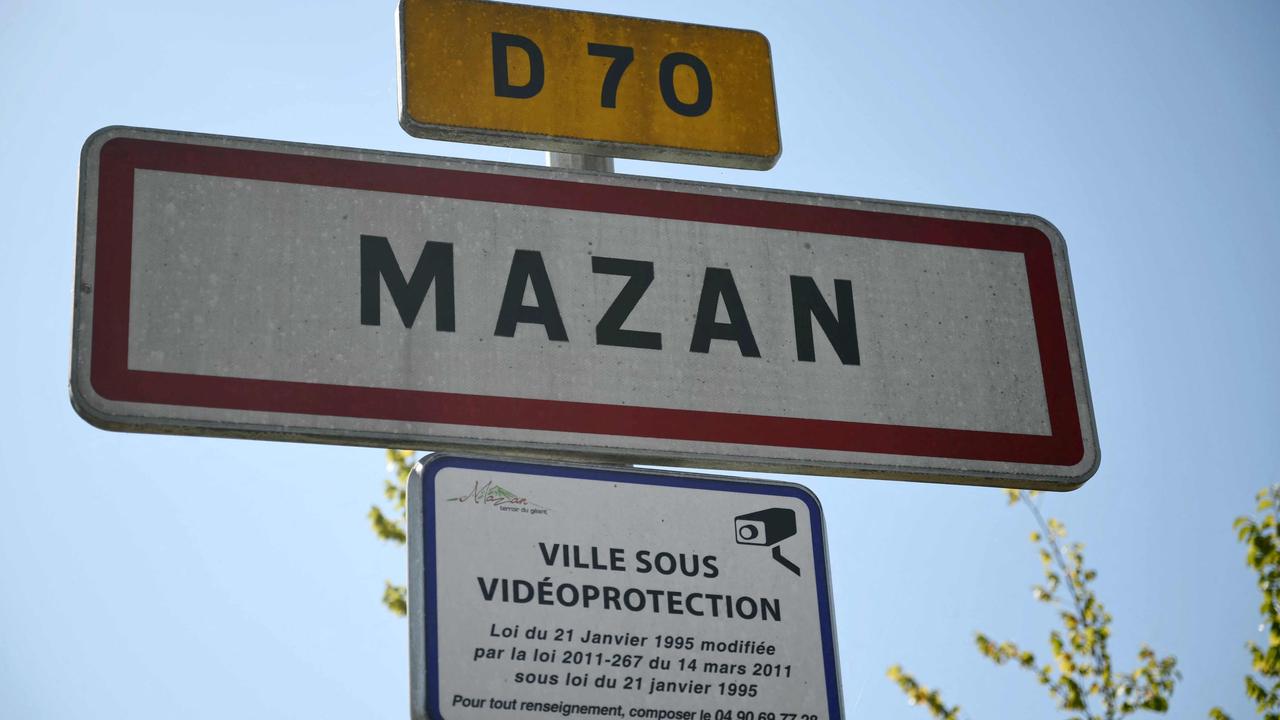 The victim and defendant lived in the town of Mazan. Picture: Christophe Simon/AFP