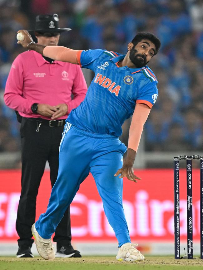 Bumrah is best known for his unique bowling style. Photo: AFP