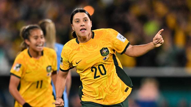 Sam Kerr plays in the Super League in England for Chelsea FC. Picture: Izhar Khan/AFP