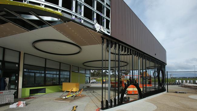 The $15.5m North Bellarine Aquatic Centre at Drysdale is nearing completion. Picture: Alan Barber