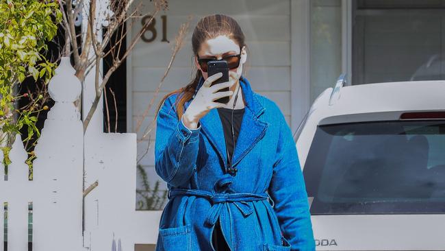 Belle Gibson at home in Northcote last week. Picture: Ian Currie