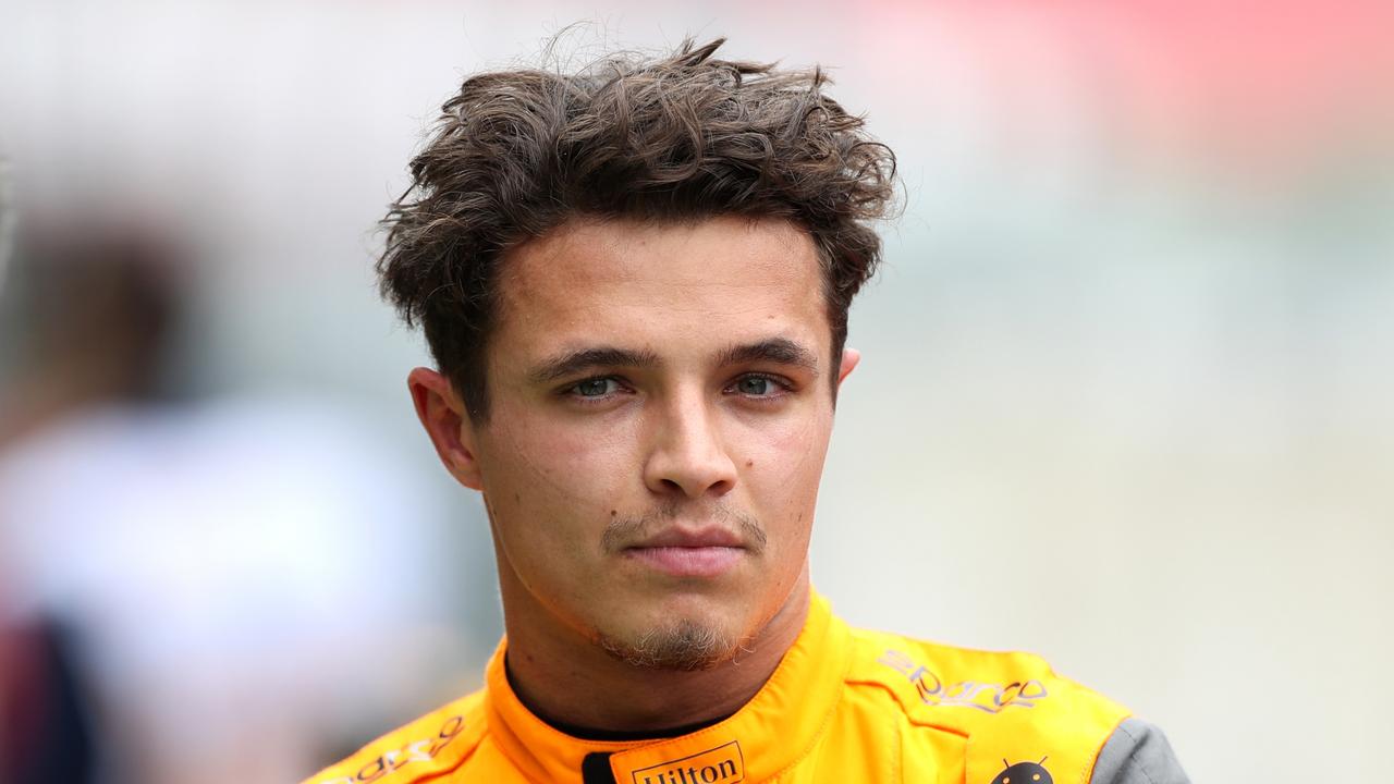 SPIELBERG, AUSTRIA - JULY 01: Third placed qualifier Lando Norris of Great Britain and McLaren looks on in parc ferme during the Sprint Shootout ahead of the F1 Grand Prix of Austria at Red Bull Ring on July 01, 2023 in Spielberg, Austria. (Photo by Peter Fox/Getty Images)