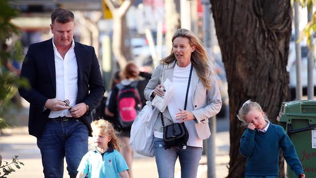 Anthony Bell and Kelly Landry with their daughters this week. Pictures: Sunday Telegraph                        <a capiid="3bb55b6b938b7e2ec3a74b4125bb9c3d" class="capi-video">Anthony Bell and Kelly Landry put parenthood first</a>