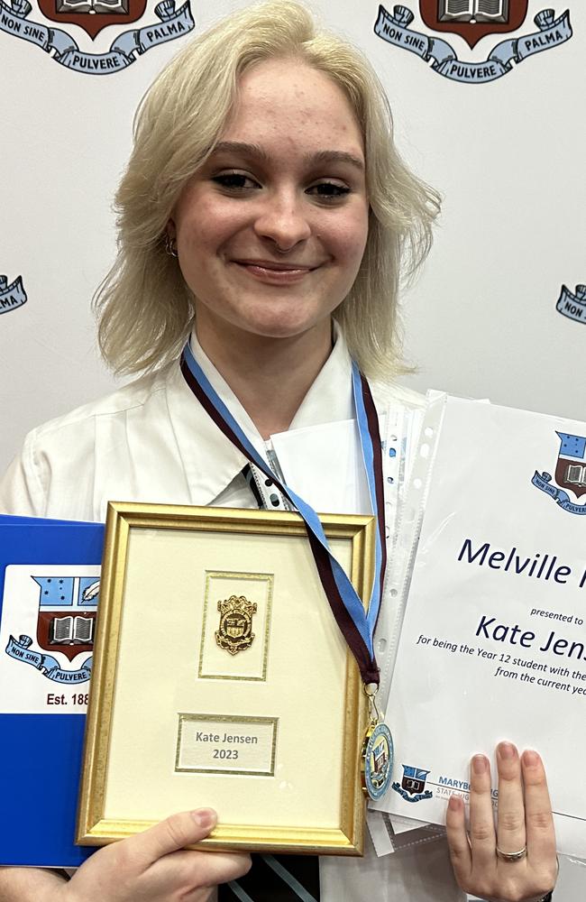 2023 Maryborough State High School Dux Kate Jensen.