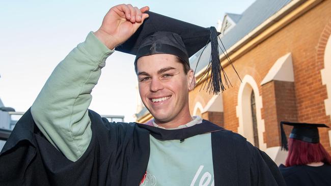 Josh Long, graduate Bachelor of Education. UniSQ graduation ceremony at Empire Theatre, Tuesday June 27, 2023.