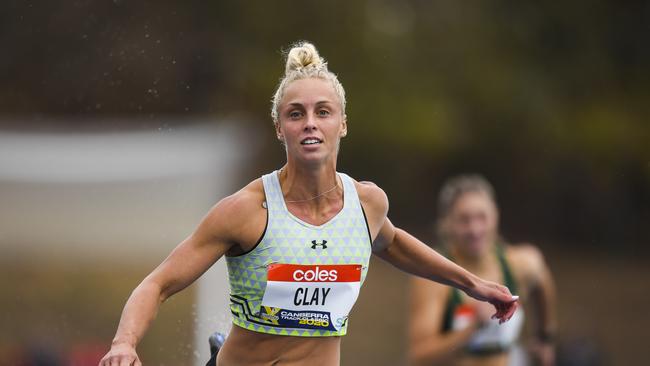 Liz Clay - Athletics, 100m hurdles. (AAP Image/Lukas Coch)