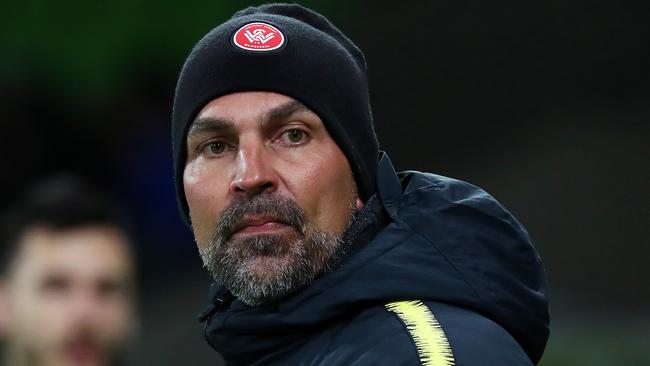 Wanderers coach Markus Babbel already has injury concerns. (AAP Image/George Salpigtidis)