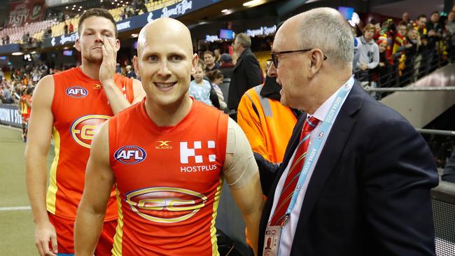 When Tony Cochrane became Gold Coast president he had to make tough decisions to change the culture of the club. Getty Images