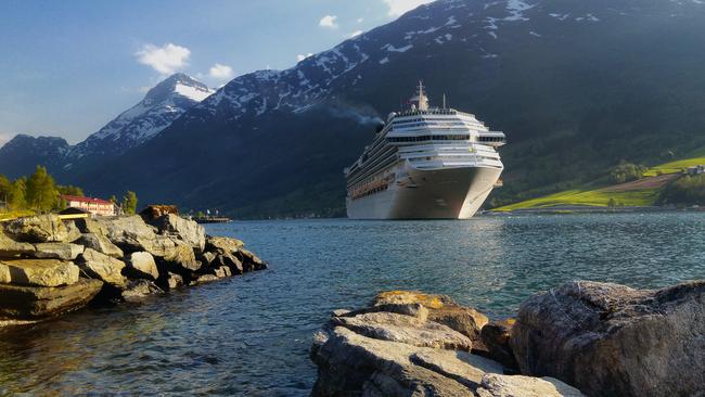 A cruise ship in Norway. Picture: Unsplash