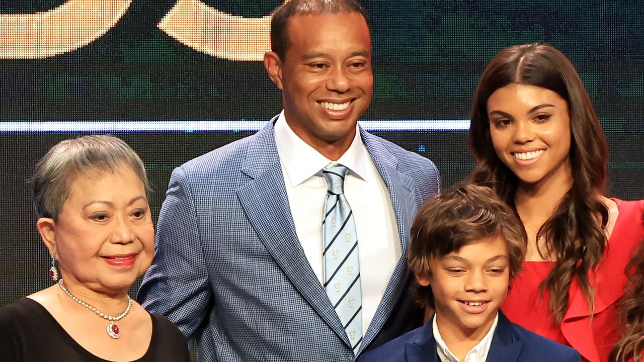 Tiger Woods says none of his success would have been possible without the support of his mother Kultida (pictured left). Image: Sam Greenwood/Getty Images/AFP