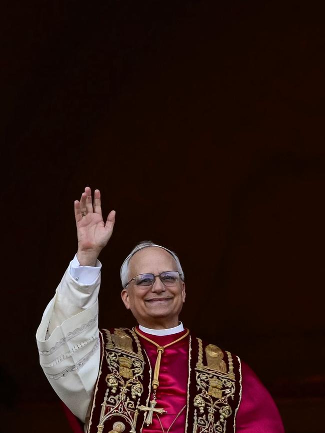 Newly elected Pope Leo XIV. Picture: AFP