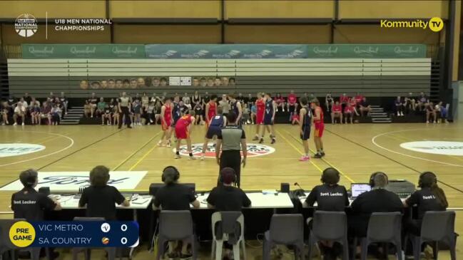 Replay:  Victoria Metro v SA Country (U18 Men QF1) - Basketball Australia Under-18 National Championships and Junior Wheelchair Championships Day 6