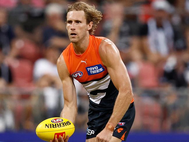 Haynes impressed with his mobility and composure against the Pies. Picture: Michael Willson/AFL Photos via Getty Images