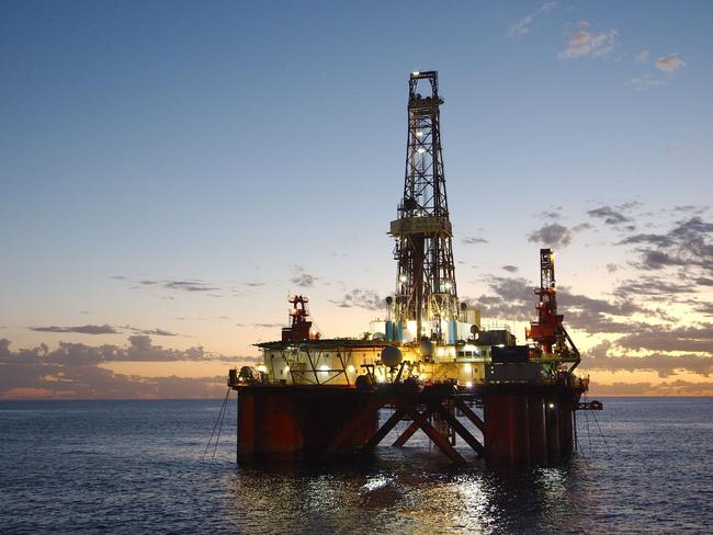 Santos will use this semi-submersible called the Nan Hai VI to drill Caldita and Barossa soon. Pic: supplied. For Business Week, NT Business Review biz week