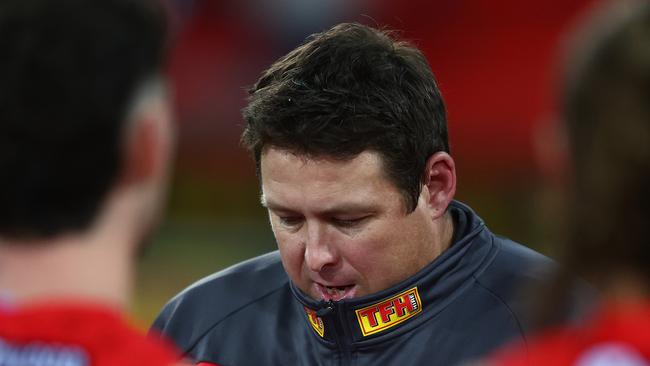 Stuart Dew has been axed as head coach. (Photo by Chris Hyde/AFL Photos/via Getty Images)