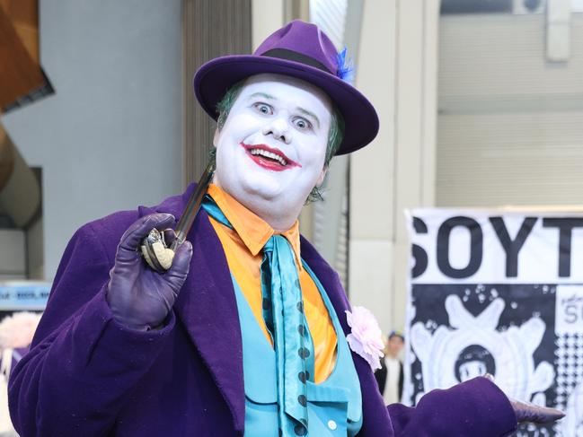 SYDNEY, AUSTRALIA - NewsWire Photos SEPTEMBER 22, 2024: John Sellers as Joker 1989 at the Oz Comic Con event at Sydney Olympic Park.Picture: NewsWire / Damian Shaw