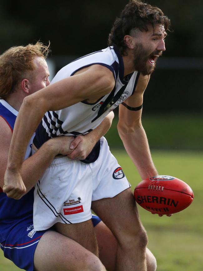 John Jorgensen in action for Bundoora. Picture: Stuart Milligan