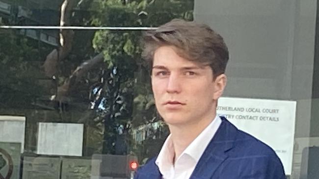 James Morrison, 19, pleaded guilty to sexually touching another person without consent and was sentenced in Sutherland Local Court on Tuesday. Picture: Ashleigh Tullis