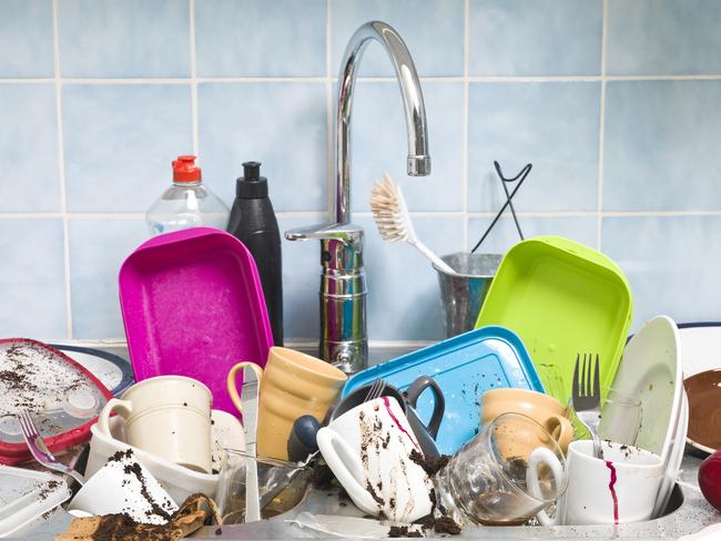 Kitchen utensils need a wash