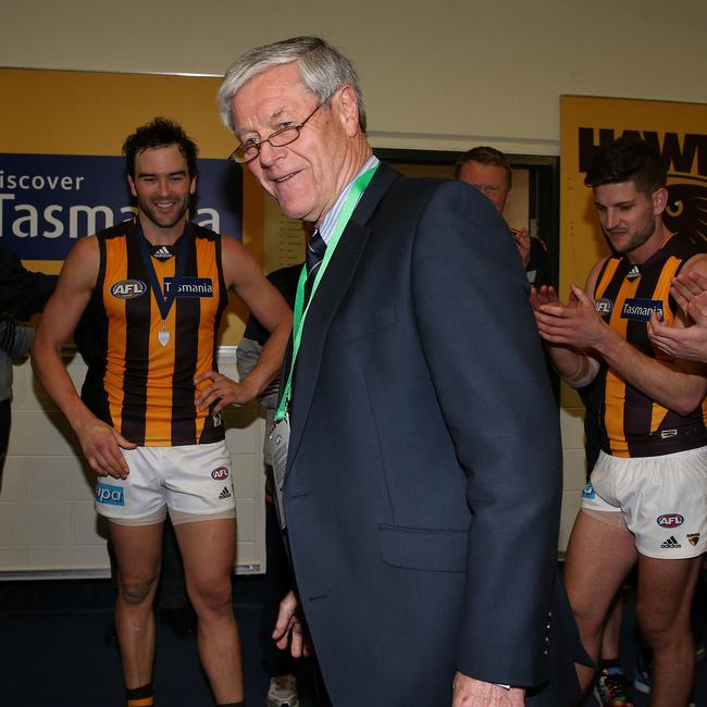 Hawthorn great David Parkin is a supporter of Tim Shearer. Picture: Colleen Petch.