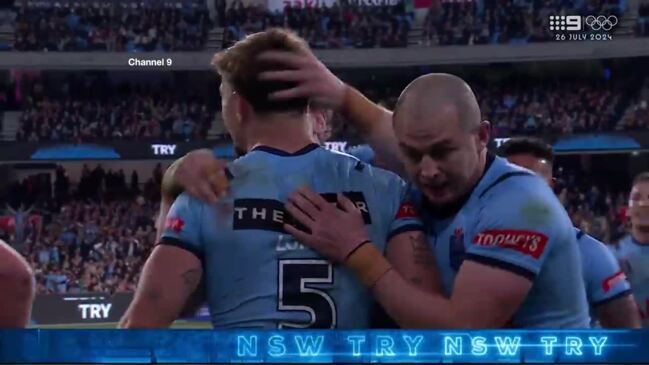 Zac Lomax scores sixth try of staggering first half for NSW