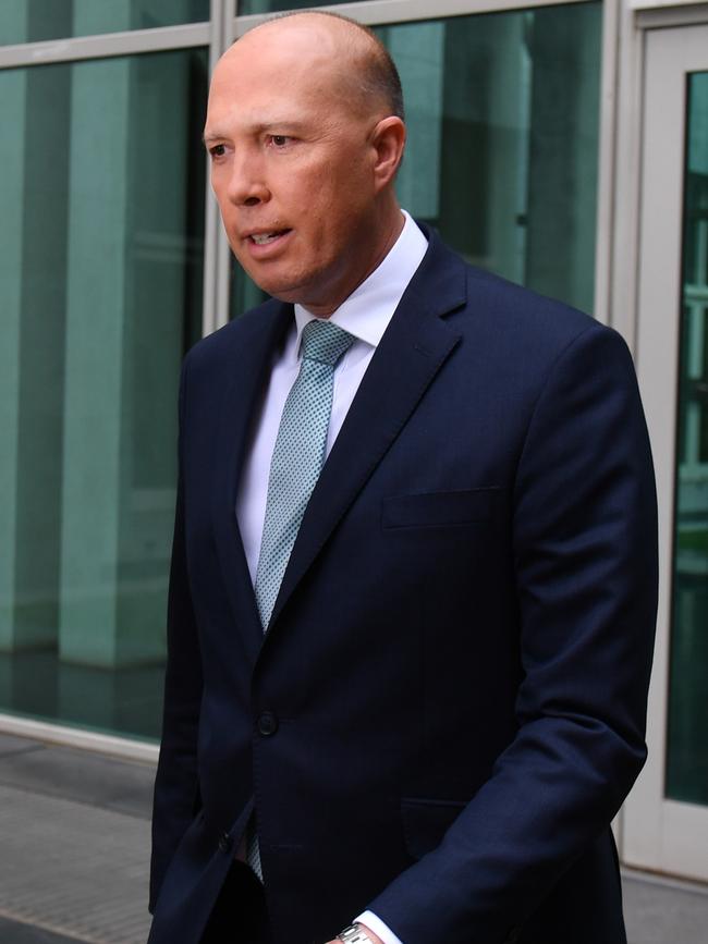 Mr Turnbull has asked whether Peter Dutton is even “eligible to be a member of Parliament?” Picture: AAP Image/Mick Tsikas