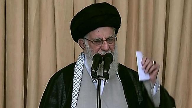 Iran's Supreme Leader Ayatollah Ali Khamenei. Picture: AFP.