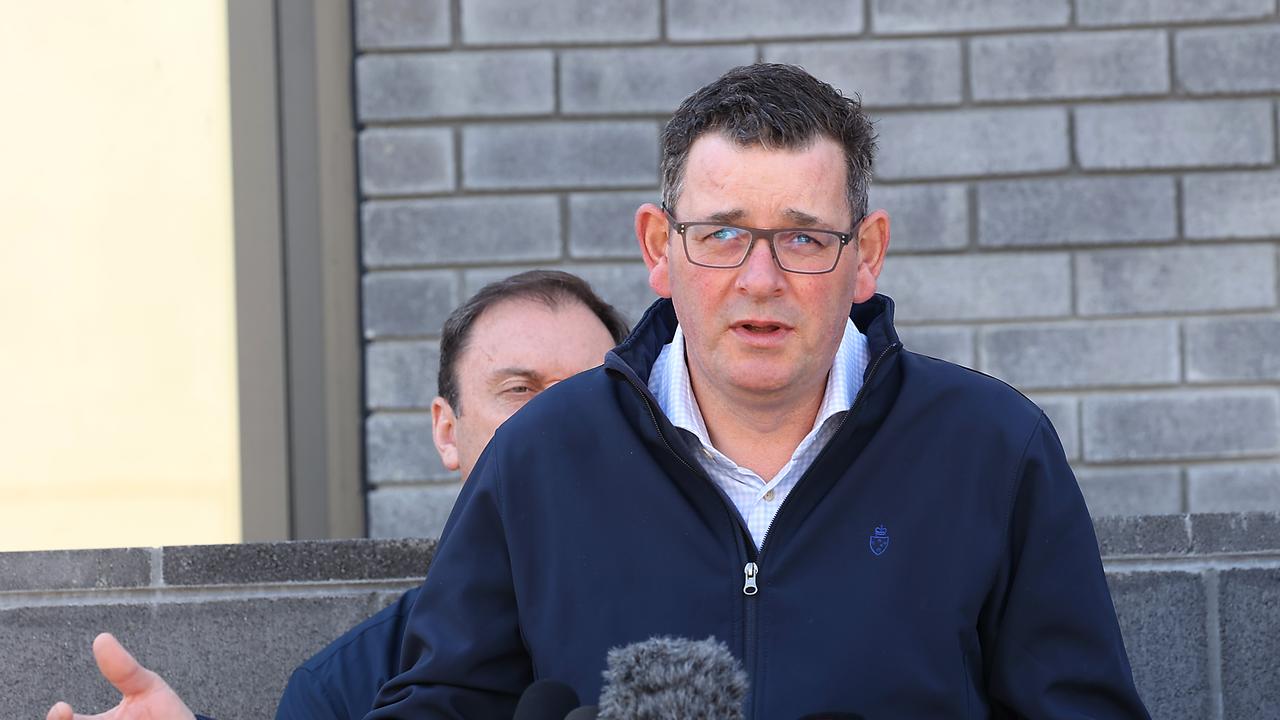 Dan Andrews blamed the parade cancellation on Covid-19. Picture: NCA NewsWire/Ian Currie