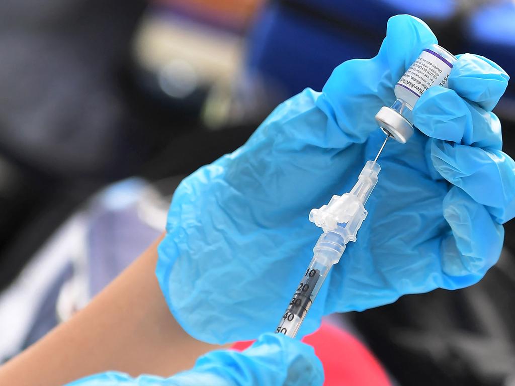 Australia has an 85 per cent vaccination rate. Picture: AFP