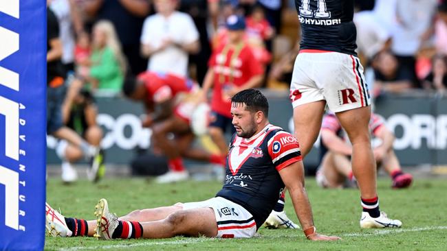 Brandon Smith has not aimed up to expectations as the Roosters’ star signing. Picture: Getty