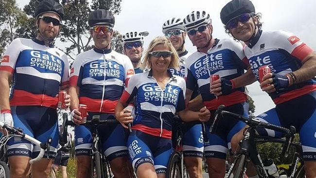 Phil Bramich (pictured, second from left) was riding with these cyclists from the Northern Veterans Cycling Association on the day of his accident. 