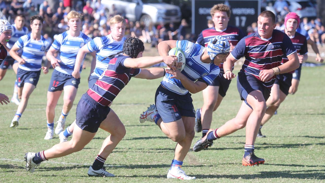 GPS First XV rugby grand final between TSS and Nudgee College. 9 September 2023 Southport Picture by Richard Gosling