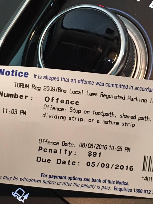 The alleged offence occurred at 10.55 on Monday night. Picture: Supplied