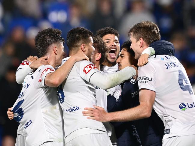Victory defied the doubters. Picture: Hannah Peters/Getty Images