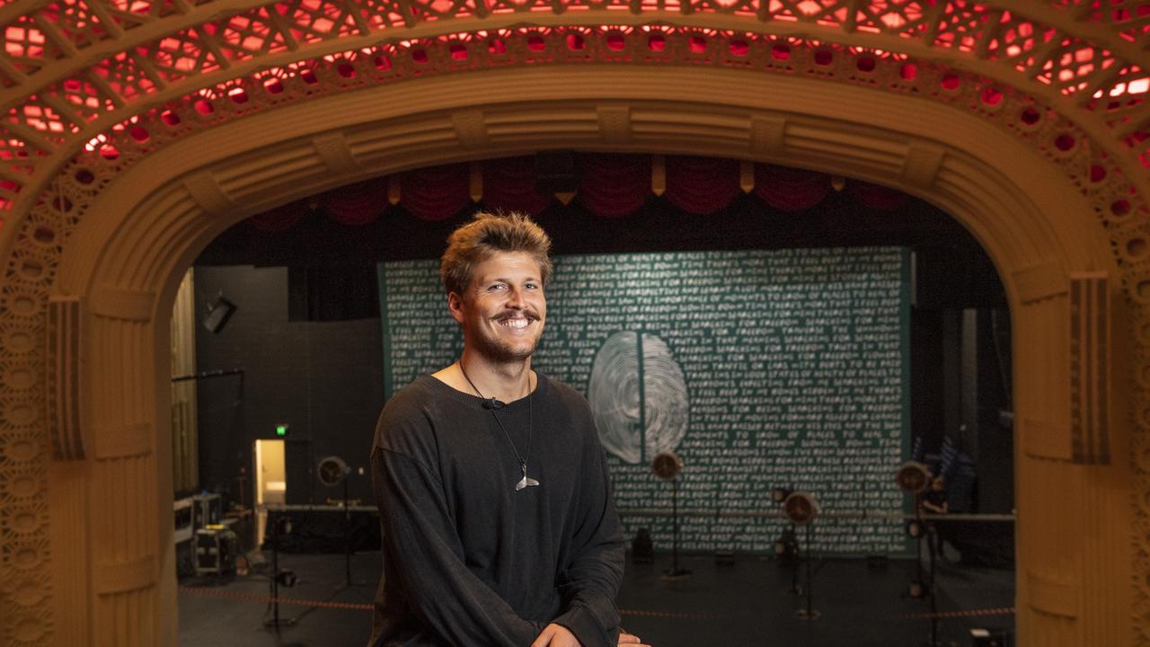 Musician Ziggy Alberts is heading to Toowoomba for a performance and book launch. Picture: Nev Madsen.