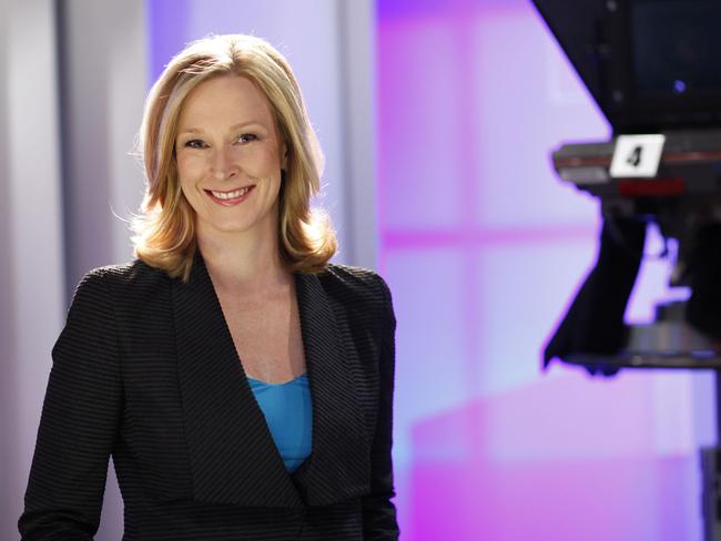 Balancing act ... Leigh Sales tries to harness her anxiety and nervous energy to help her focus. Picture: Supplied