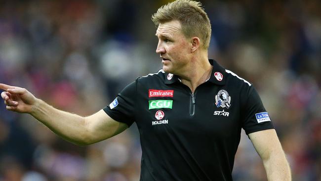 What is Nathan Buckley’s coaching identity? Picture: Getty Images