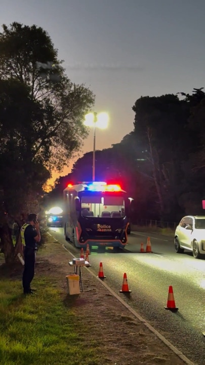 Police roll out road-side drug and alcohol testing in Geelong for Road Safety Week on Wednesday