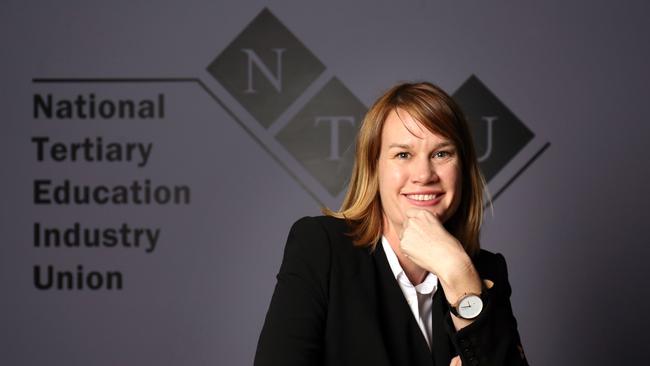 Alison Barnes, national president of the NTEU. Photo: James Croucher