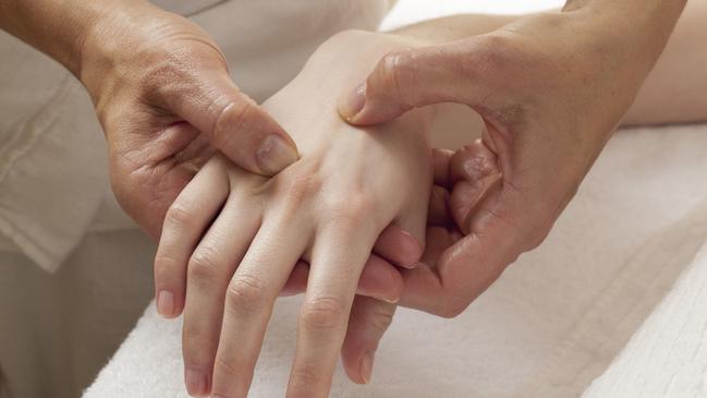 Shiatsu means “finger pressure”. Picture: istock