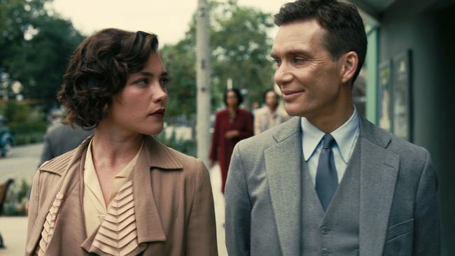 ‘His name went viral’ ... Cillian Murphy starred as Robert Oppenheimer in last year’s blockbuster, alongside Florence Pugh as his lover, psychatrist Jean Tatlock.