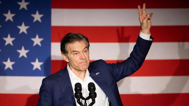 Mehmet Oz is the latest reality TV star to be nominated for Donald’s Trump’s cabinet. Picture: AFP