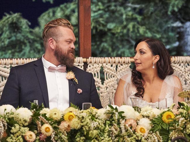 MAFS fail: Luke Eglin and Poppy Jennings. Picture: Channel 9