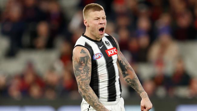 Jordan De Goey’s future is also up in the air. (Photo by Michael Willson/AFL Photos via Getty Images)