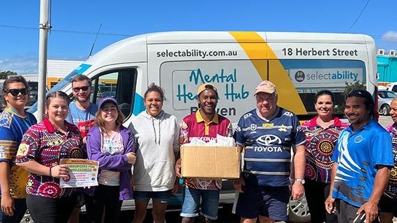 The Bowen Neighborhood Centre had organised a “Hamburgers for homelessness” fundraiser during homelessness week. Picture: Contributed