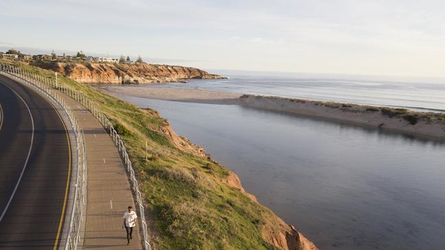 Onkaparinga Council will establish a new coastal tourist drive from Sellicks Hill to O'Sullivan's Beach. Picture: Onkaparinga Council